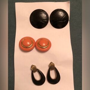 *** 4 for $15 *** bundle of 3 pair of pierced earrings